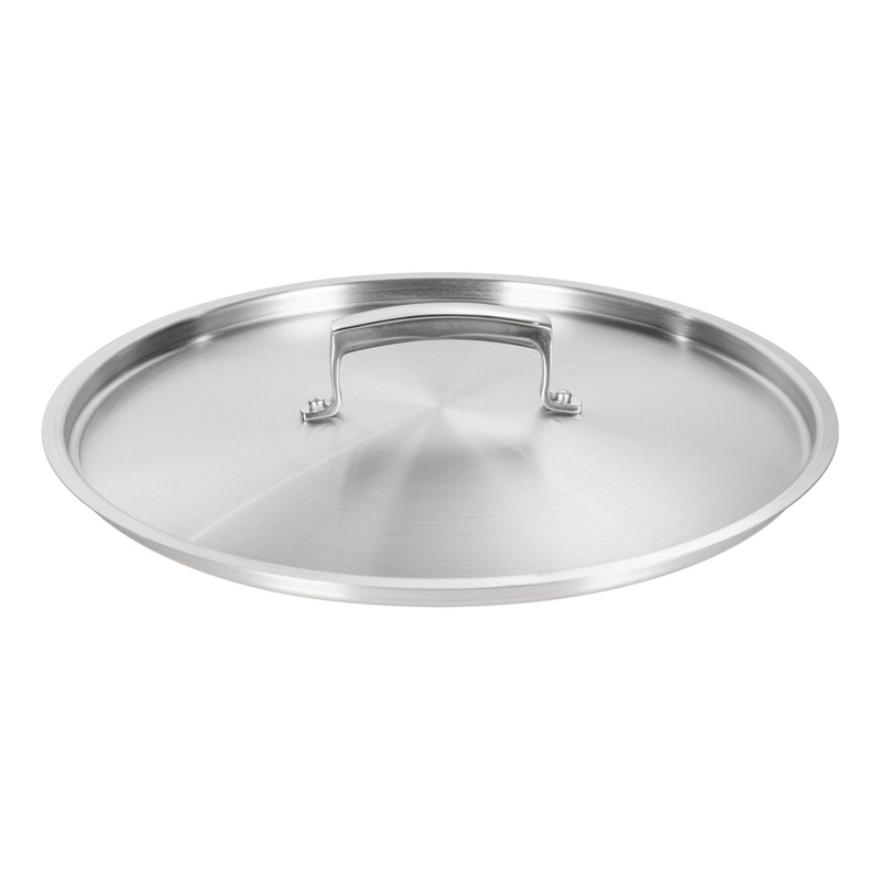 Browne Thermalloy Cover/Lid, 11", Stainless Steel