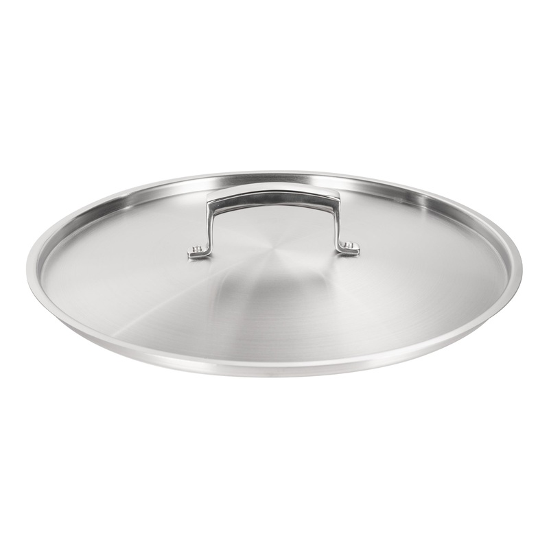 Browne Thermalloy Cover/Lid, 13.3", Stainless Steel