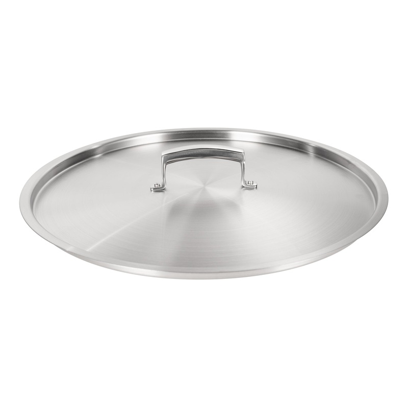 Browne Thermalloy Cover/Lid, 15.8", Stainless Steel