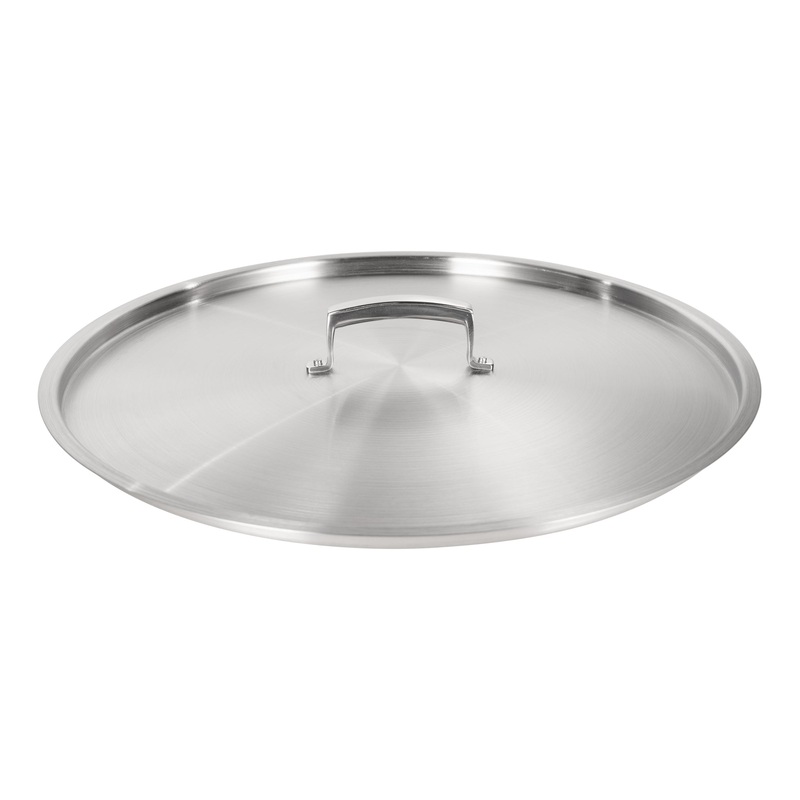 Browne Thermalloy Cover/Lid, 17.8", Stainless Steel
