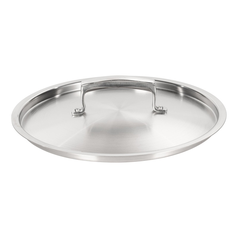 Browne Thermalloy Cover/Lid, 8.5", Stainless Steel