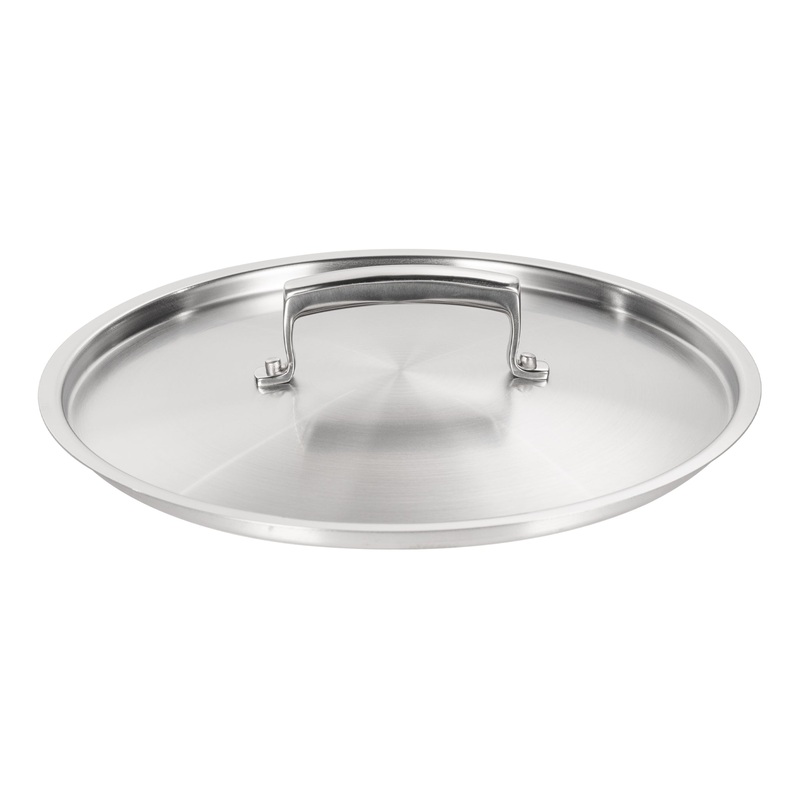 Browne Thermalloy Cover/Lid, 9.5", Stainless Steel