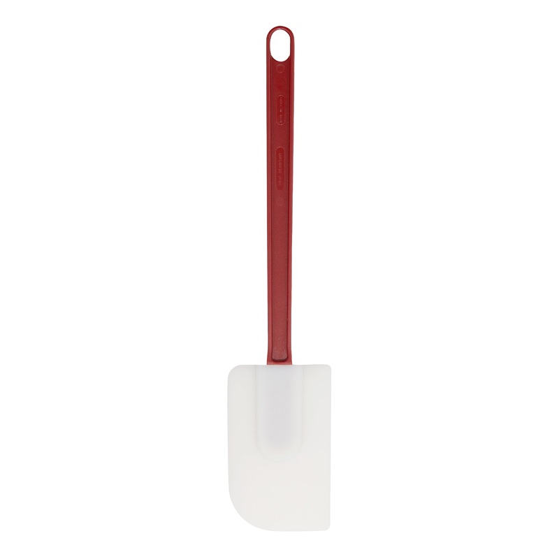 Browne Heat Resistant Spatula / Scraper, 14", Red