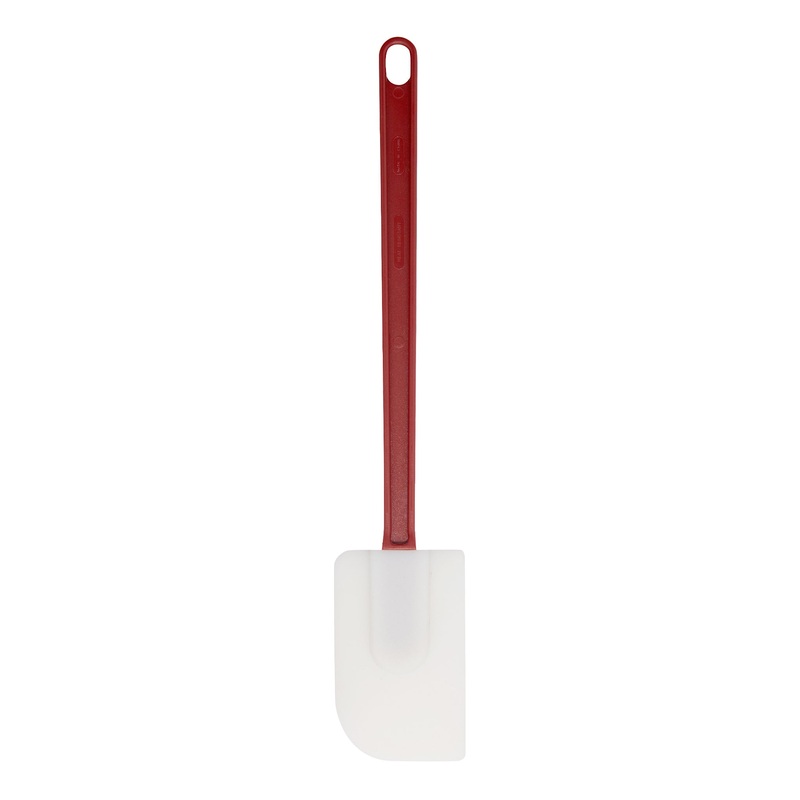 Browne Heat Resistant Spatula / Scraper, 16", Red