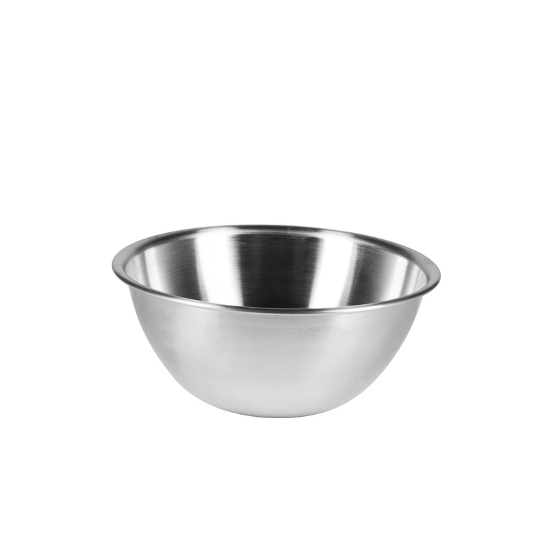 Browne Heavy Duty Deep Mixing Bowl, 4 qt, Stainless Steel