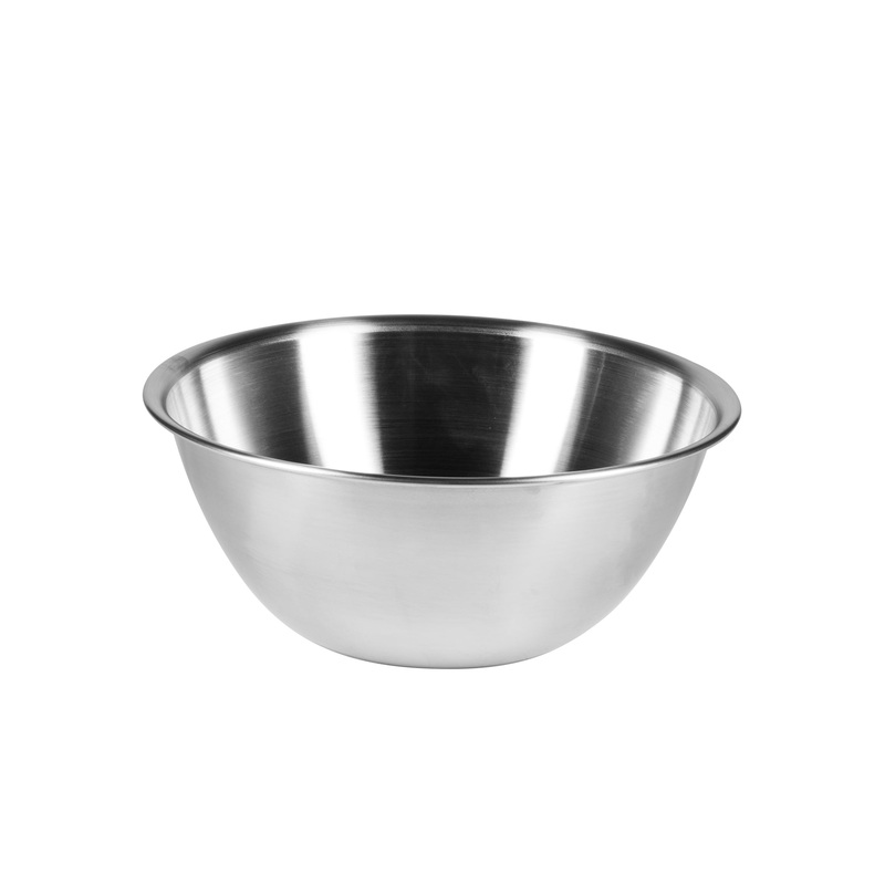 Browne Heavy Duty Deep Mixing Bowl, 6 qt, Stainless Steel