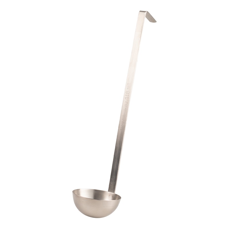 Browne Heavy Duty Ladle, 4 oz, Stainless Steel