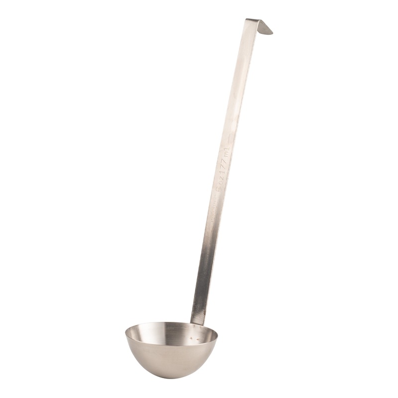 Browne Heavy Duty Ladle, 6 oz, Stainless Steel