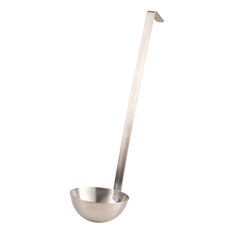 Browne Heavy Duty Ladle, 8 oz, Stainless Steel