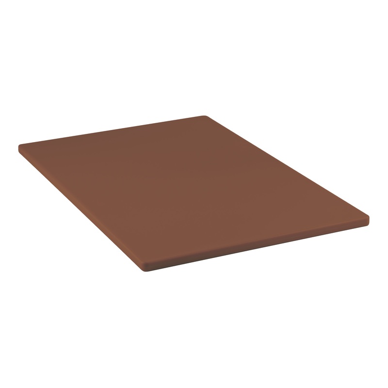 Browne Medium Density Cutting Board, 12" x 18", Brown
