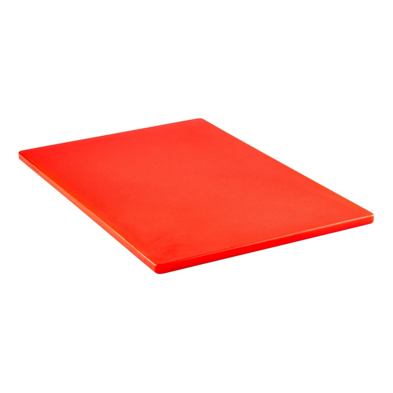 Browne Medium Density Cutting Board, 12" x 18", Red