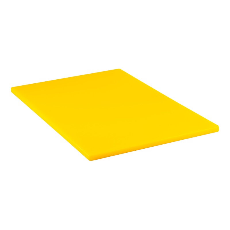 Browne Medium Density Cutting Board, 12" x 18", Yellow