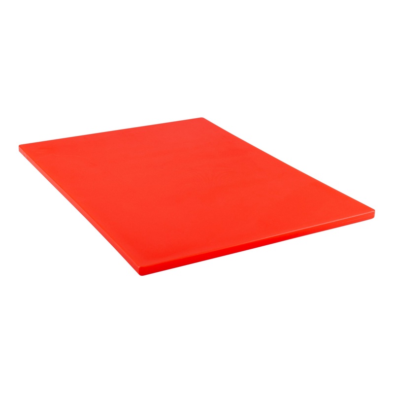 Browne Medium Density Cutting Board, 15" x 20", Red