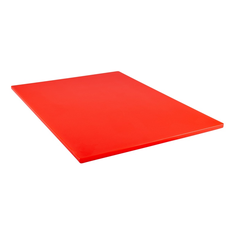 Browne Medium Density Cutting Board, 18" x 24", Red