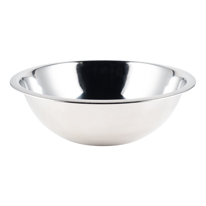 Browne Mixing Bowl, 8 qt, Stainless Steel