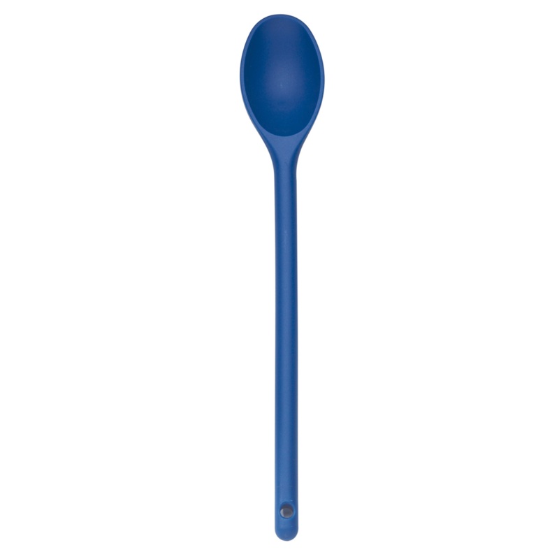 Browne Nylon Heat Resistant Spoon, 12", Blue