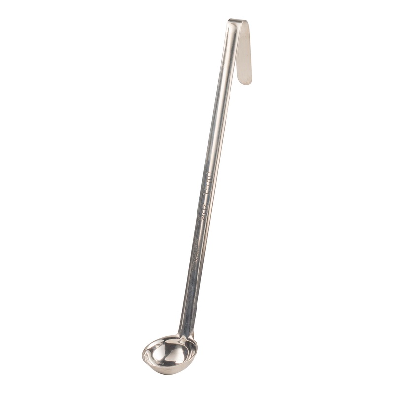 Browne Optima One-Piece Ladle, 0.5 oz, Stainless Steel
