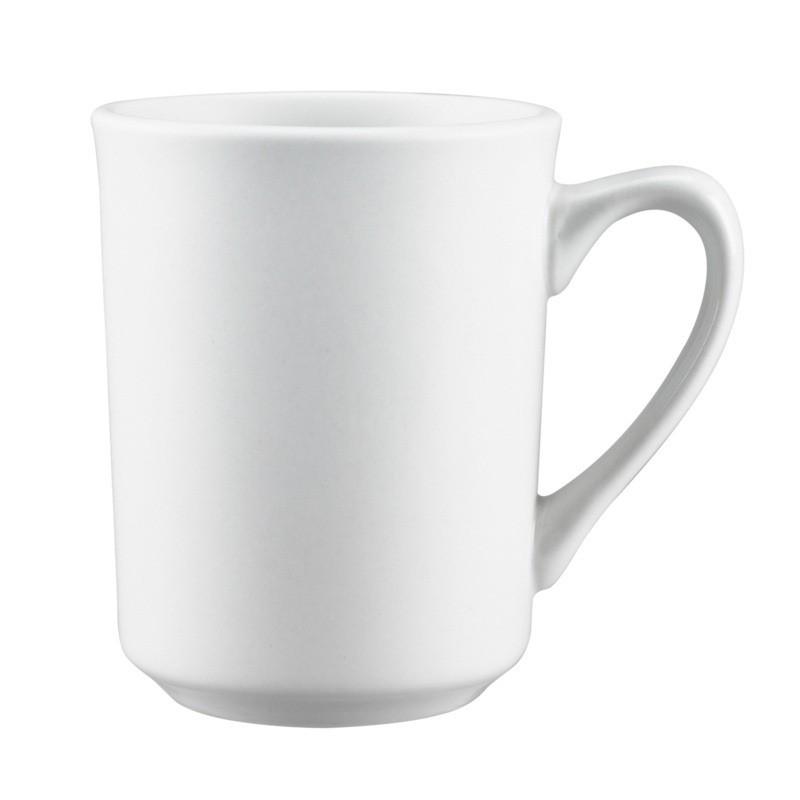 Browne Palm Coffee Mug, 8.5 oz, White (36-pack)