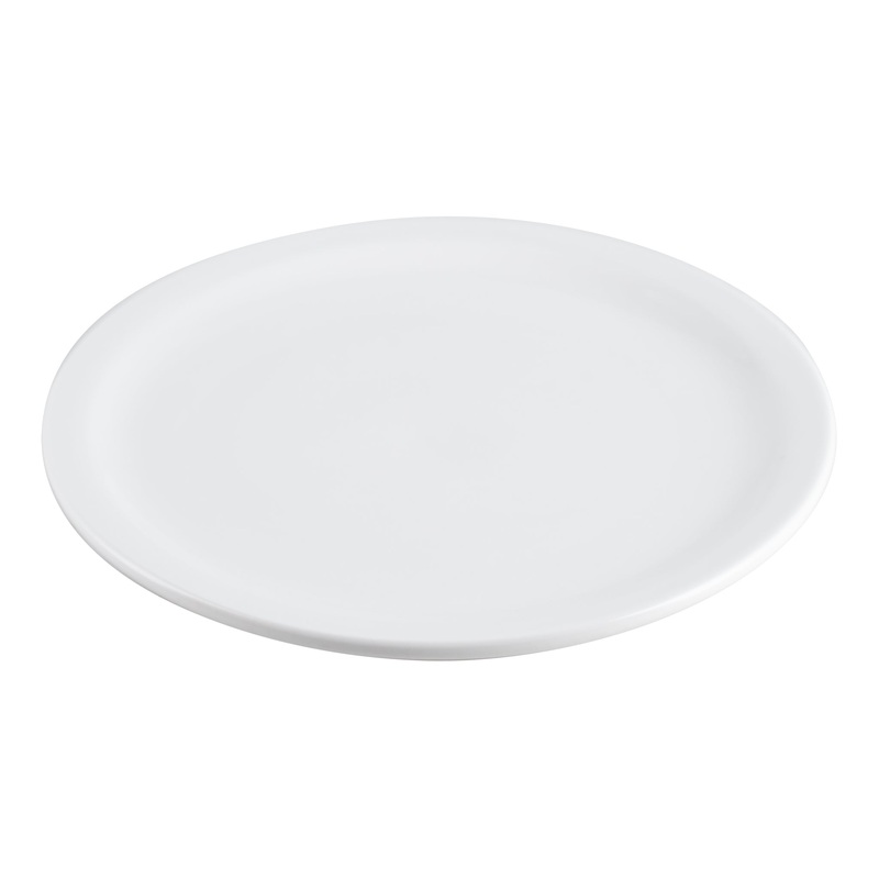 Browne Palm Dinner Plate, 9.5", White (24-pack)