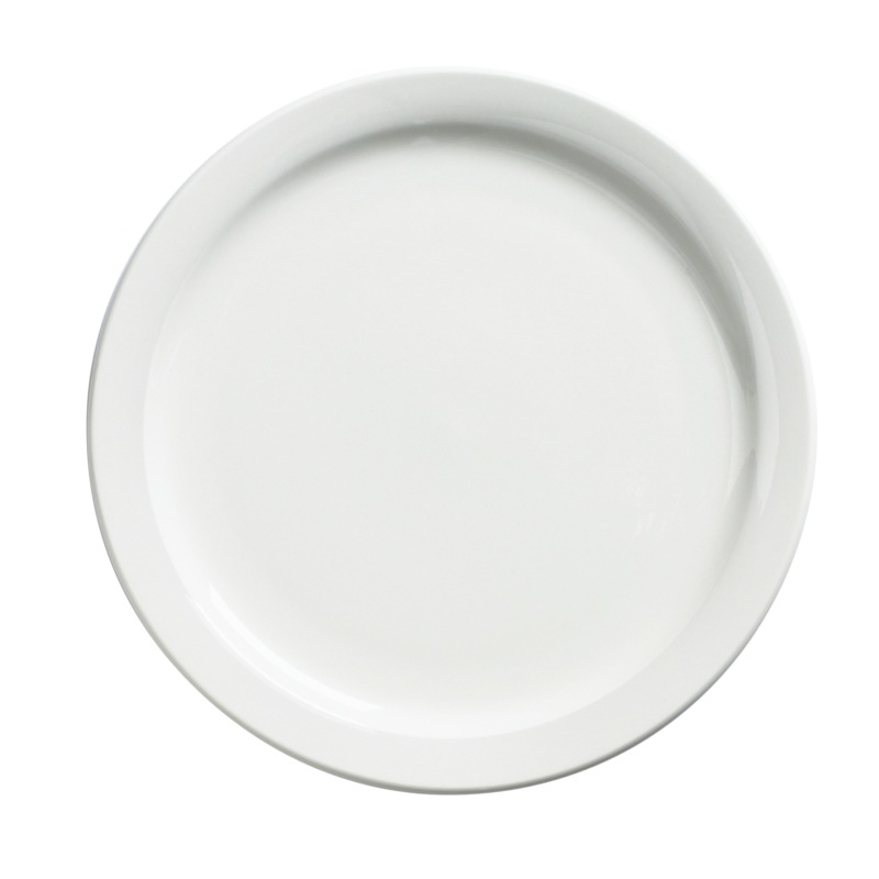 Browne Palm Side Plate, 6.5", White (36-pack)