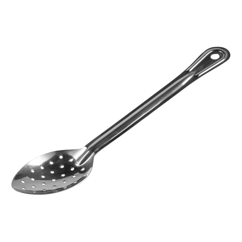 Browne Perforated Serving Spoon, 13". Stainless Steel