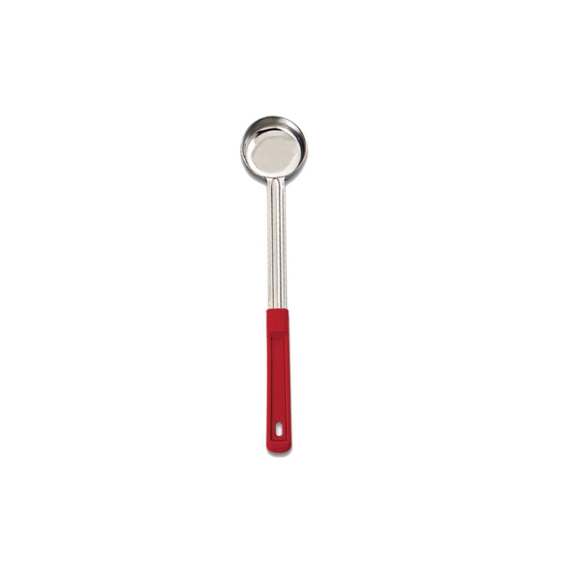Browne Perforated Spoodle, 2 oz, Stainless Steel, Plastic Handle