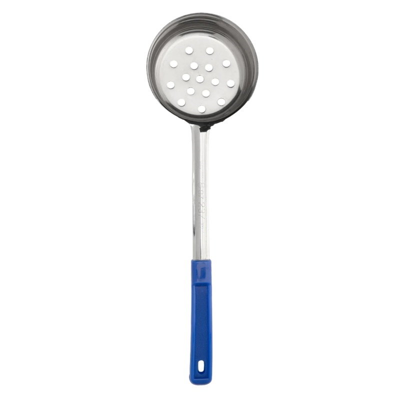 Browne Perforated Spoodle, 8 oz, Stainless Steel, Plastic Handle