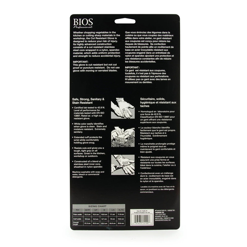 BIOS Cut Resistant Gloves, Small