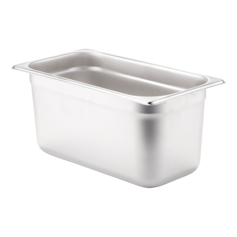 Browne 1/3 Size Food Pan, 6" Deep, 24 Gauge Stainless Steel