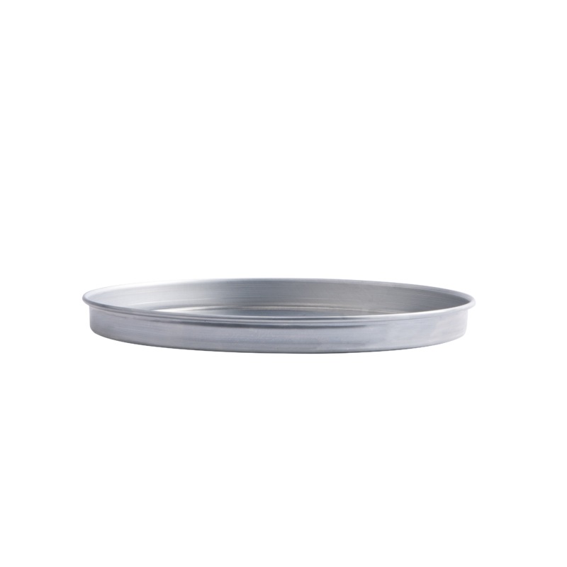 Browne Deep Dish Pizza Pan, Straight Sided, 14", Aluminum