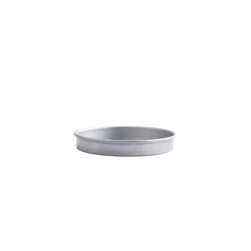 Browne Deep Dish Pizza Pan, Straight Sided, 8", Aluminum