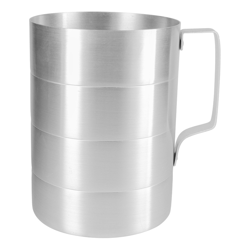 Browne Dry Ingredient Measuring Cup with Handle, 0.5 qt, Aluminum