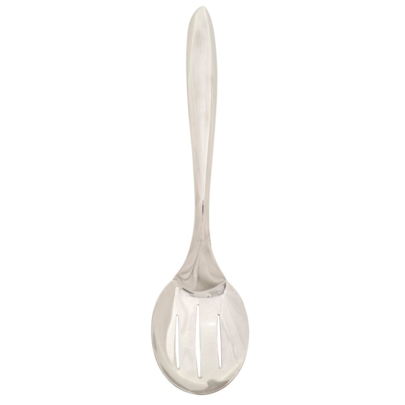 Browne Eclipse Slotted Serving Spoon, 13", Mirror Finish