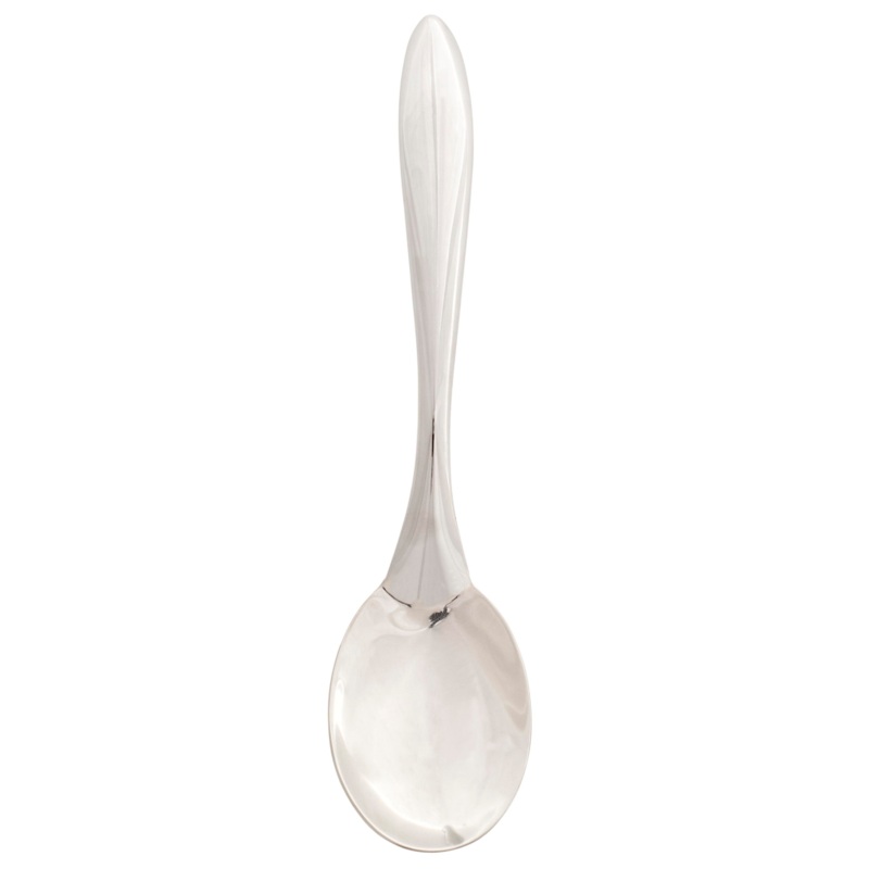 Browne Eclipse Solid Serving Spoon, 10", Mirror Finish