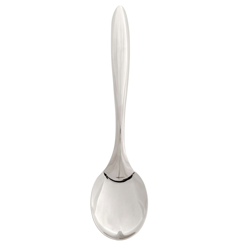 Browne Eclipse Solid Serving Spoon, 13", Mirror Finish
