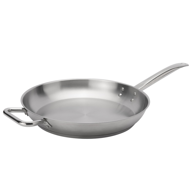 Browne Elements Fry Pan, 14", Stainless Steel