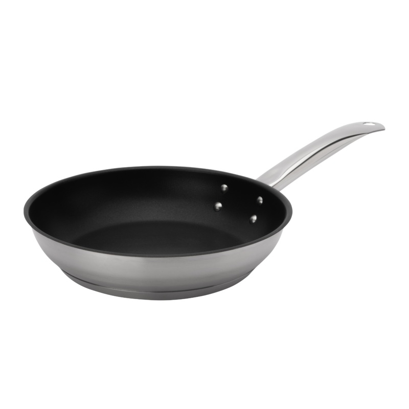 Browne Elements Teflon Select Non-Stick Fry Pan, 8", Stainless Steel