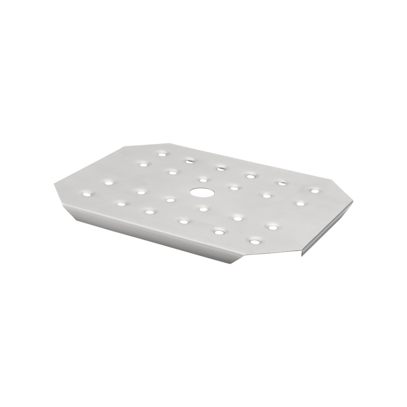 Browne Food Pan False Bottom, Half Size, 24 Gauge Stainless Steel