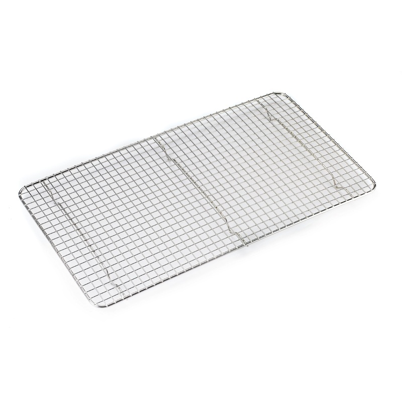 Browne Footed Food Pan Grate, Rectangular, 10" x 18"