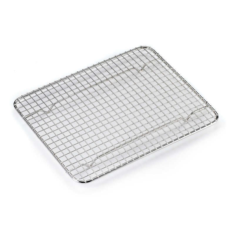 Browne Footed Food Pan Grate, Rectangular, 8" x 10"