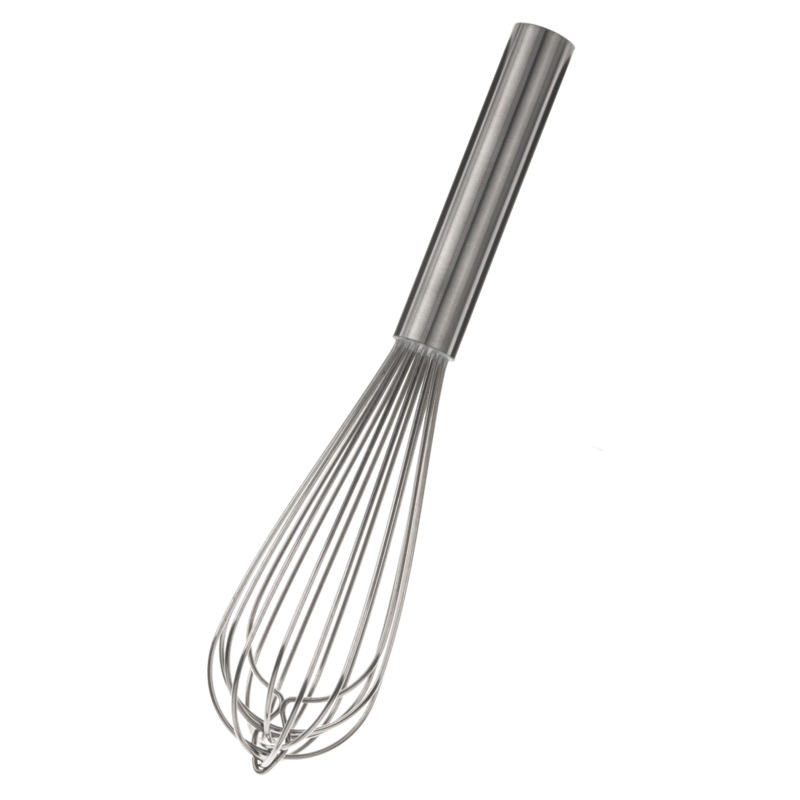 Browne French Whip, 12", Stainless Steel