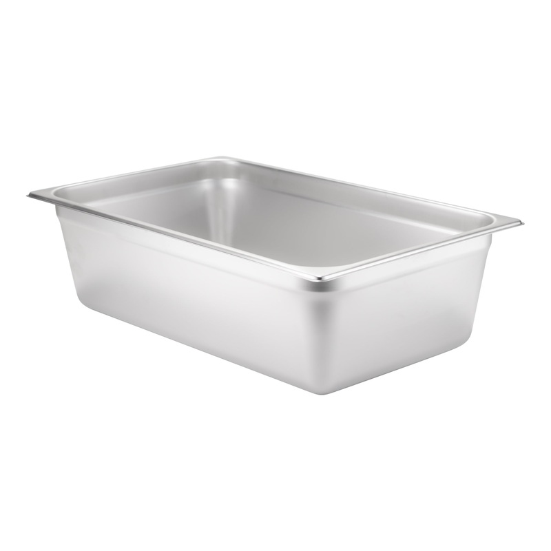Browne Full Size Food Pan, 6" Deep, 24 Gauge Stainless Steel
