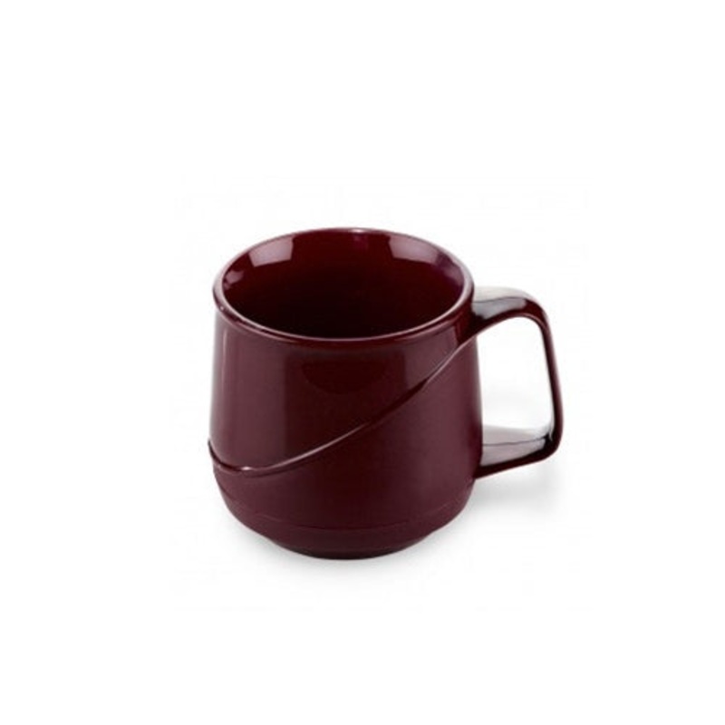 Aladdin Temp-Rite Allure Insulated Mug, 8 oz, Plastic, Burgundy (48-pack)