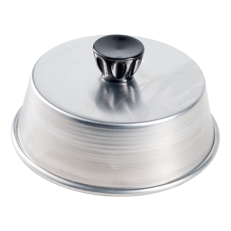 American Metalcraft Basting Cover with Bakelite Knob, 6" x 2", Aluminum