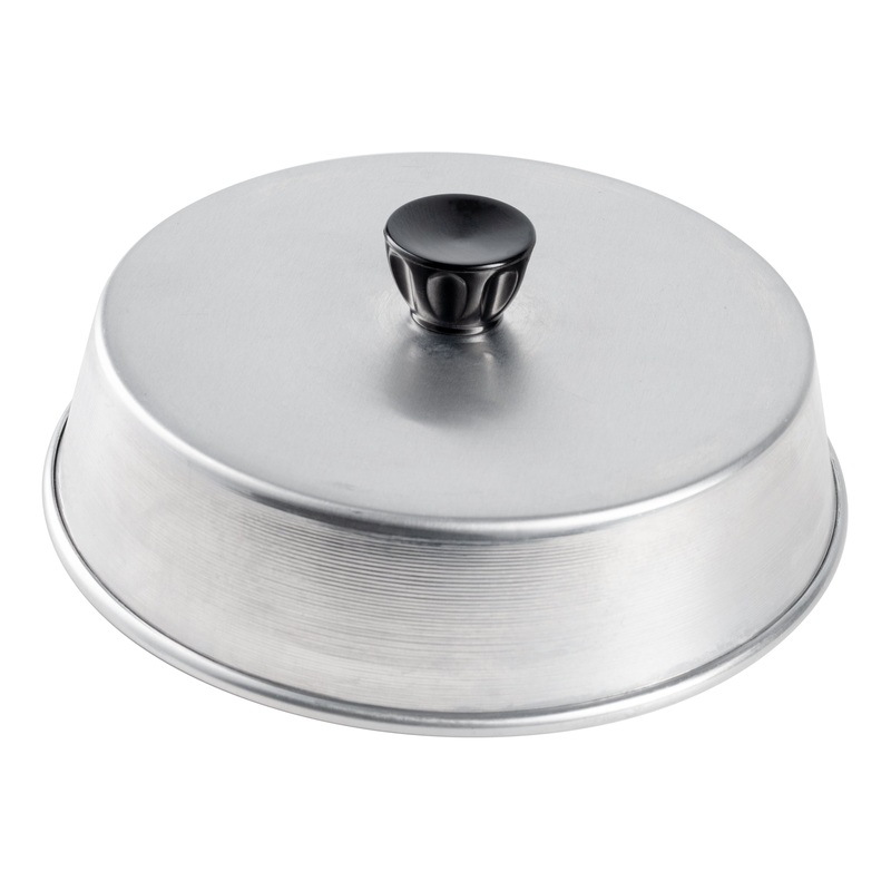 American Metalcraft Basting Cover with Bakelite Knob, 8" x 2", Aluminum