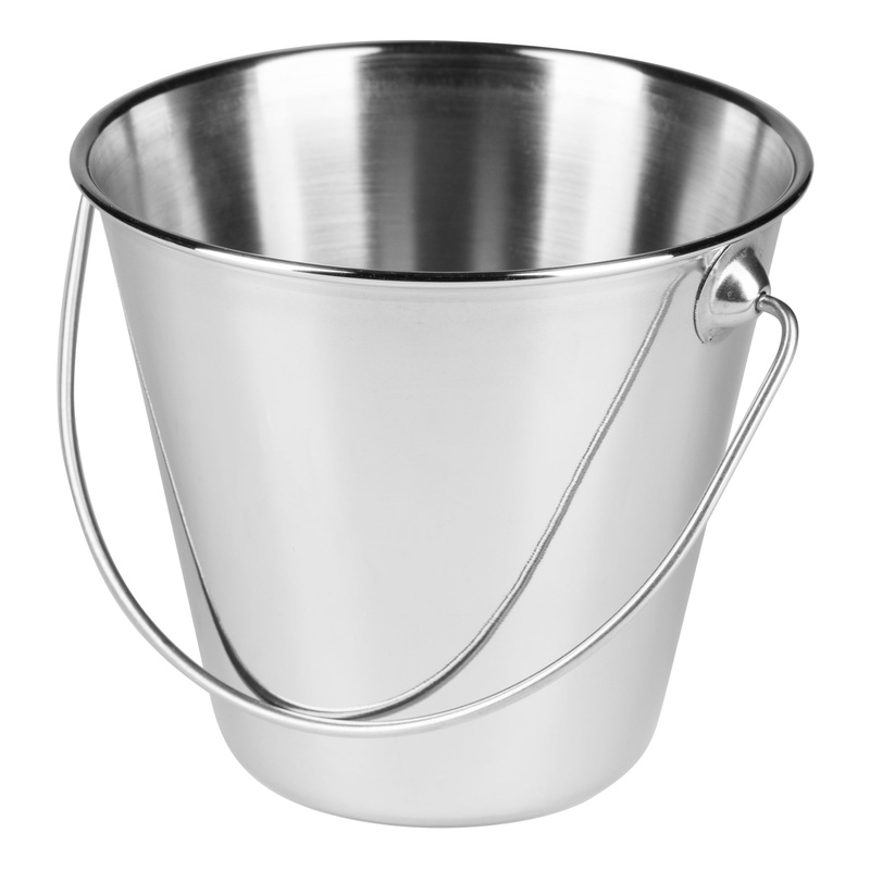 American Metalcraft Mini Serving Pail, 12 oz, Stainless Steel