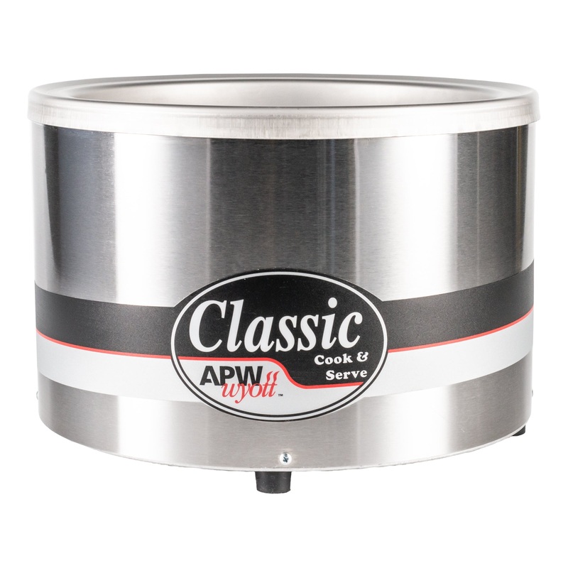 APW Wyott Classic Round Countertop Warmer, 11 qt