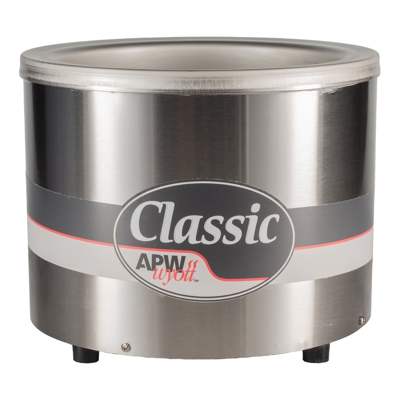 APW Wyott Classic Round Countertop Warmer, 7 qt