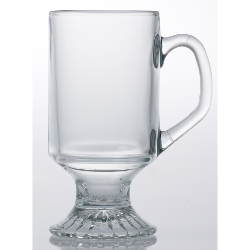 Arcoroc Irish Coffee Mug with Faceted Base, 10 oz (24-pack)