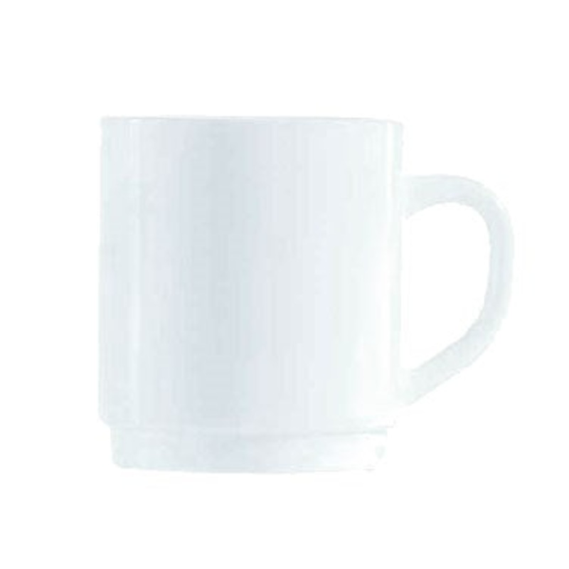 Arcoroc Restaurant White Mug, 10 oz (36-pack)